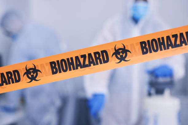 Professional Biohazard Cleanup technician working in Mason City, IL